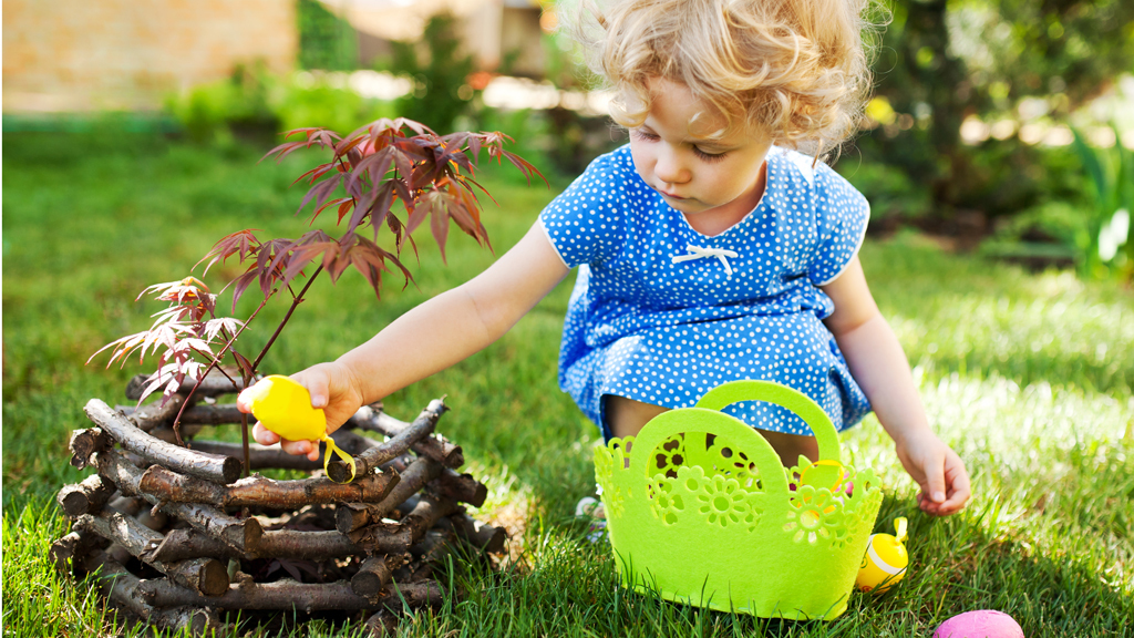 Easter for kids, including Easter egg hunts and Easter activities