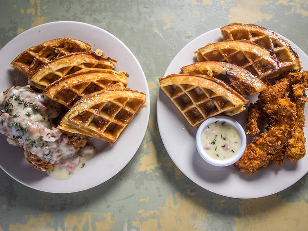 Chicken and waffles Chicken and waffles