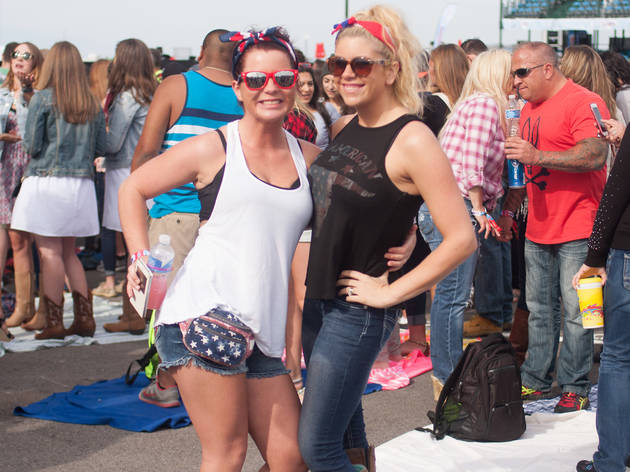 There were plenty of cowboy boots and patriotic outfits on display at the LakeShake Festival on Northerly Island, June 19–21, 2015.