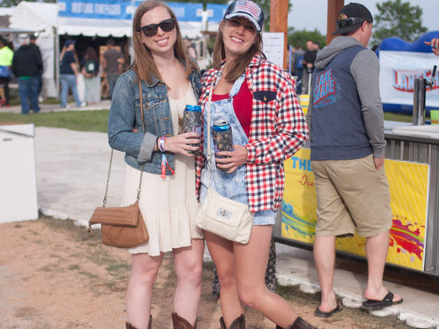 There were plenty of cowboy boots and patriotic outfits on display at the LakeShake Festival on Northerly Island, June 19–21, 2015.