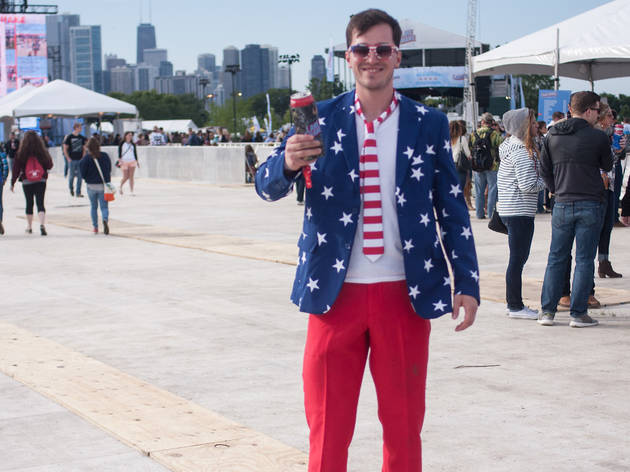 There were plenty of cowboy boots and patriotic outfits on display at the LakeShake Festival on Northerly Island, June 19–21, 2015.