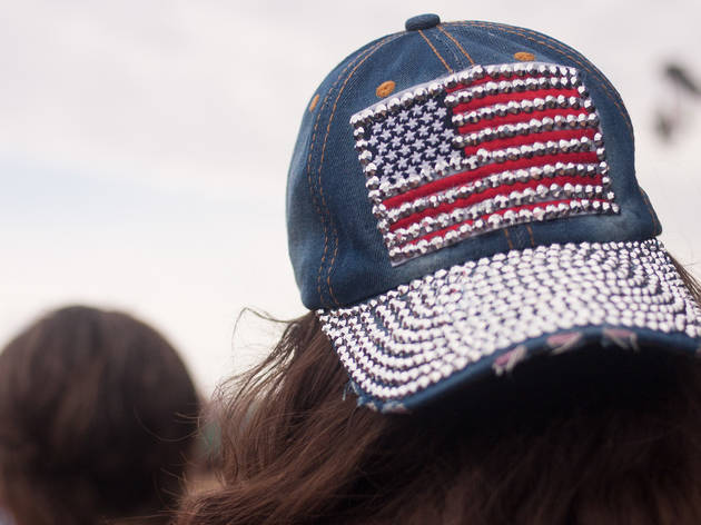 There were plenty of cowboy boots and patriotic outfits on display at the LakeShake Festival on Northerly Island, June 19–21, 2015.