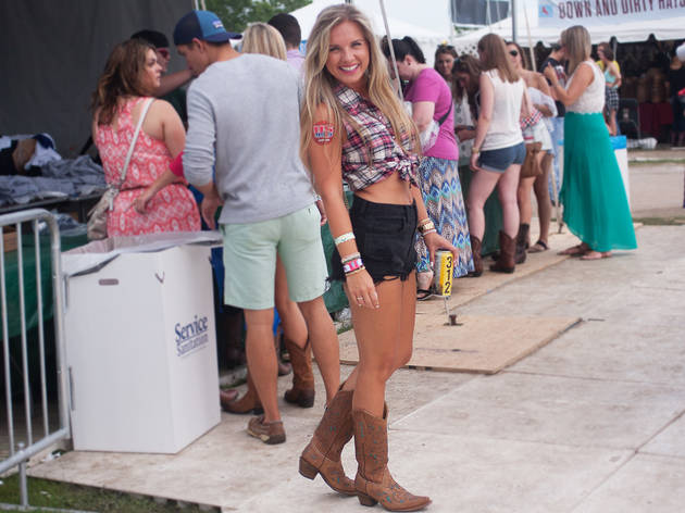 There were plenty of cowboy boots and patriotic outfits on display at the LakeShake Festival on Northerly Island, June 19–21, 2015.