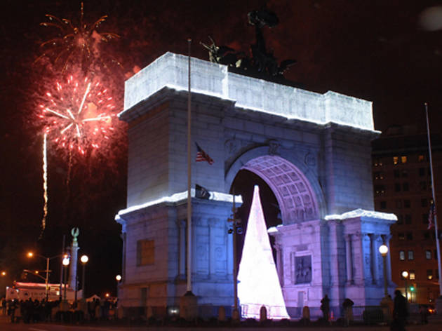 New Year's Eve Fireworks in Prospect Park New Year's Eve Fireworks in Prospect Park