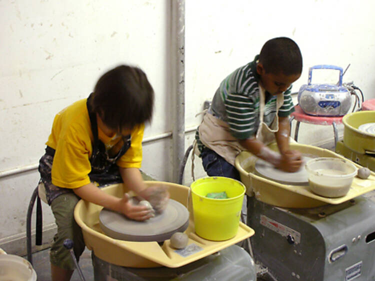 Pottery studios for kids in NYC
