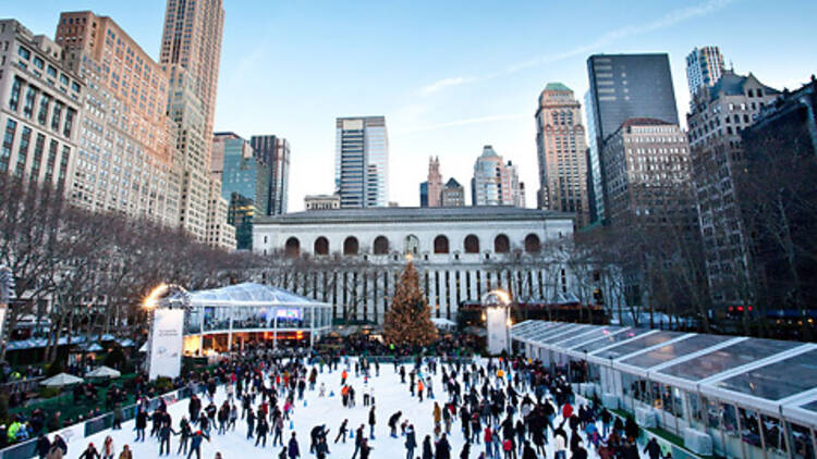 Best ice-skating rinks in NYC