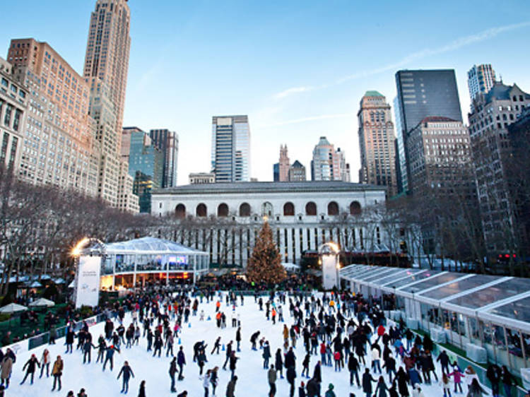 Best ice-skating rinks in NYC