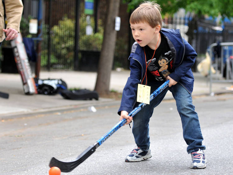 Play old-fashioned street games