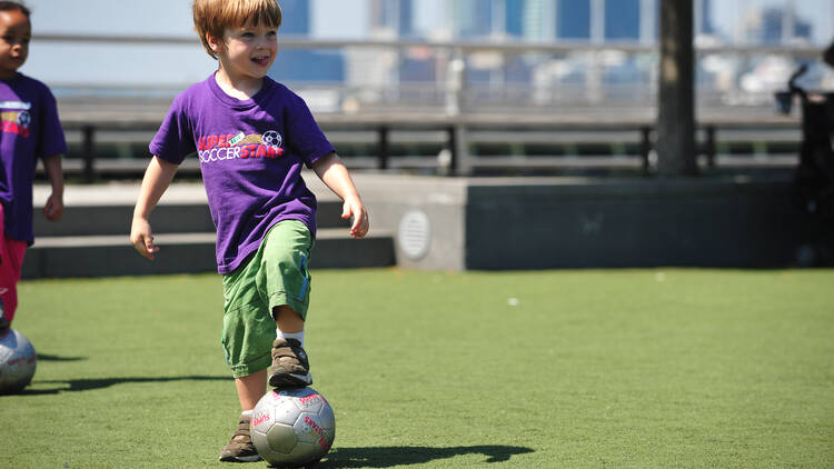 Super Soccer Stars at Kids at Work