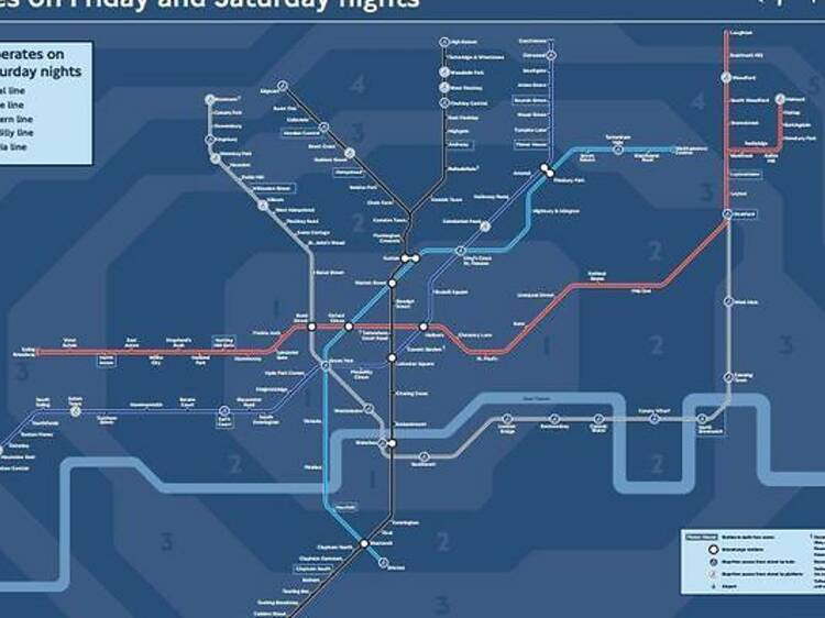 See the new night tube map