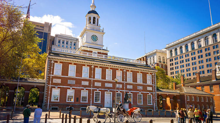 Independence Hall in Philadelphia, PA