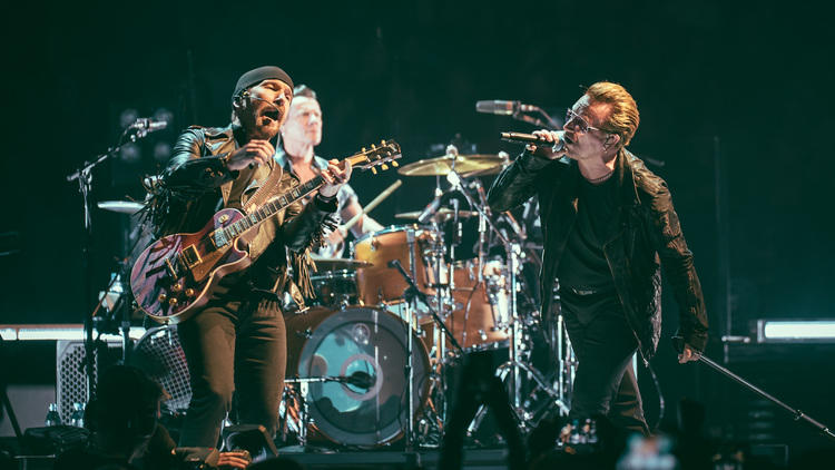 U2 brought its Innocence + Experience Tour to the United Center, kicking off a five-night stand on June 24, 2015.