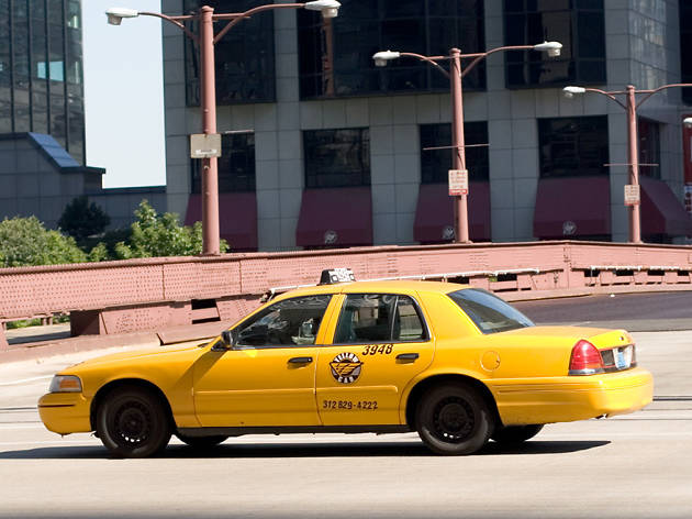 Here's how you should exit a taxi in Chicago Here's how you should exit a taxi in Chicago