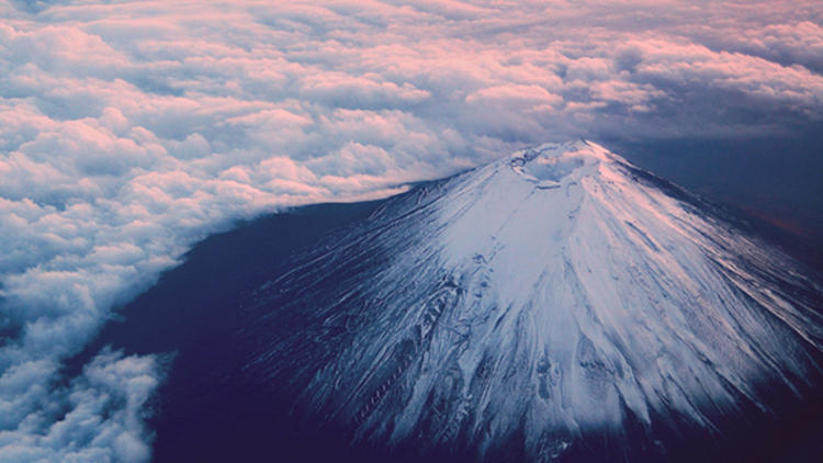 Mount Fuji above Ancient Street Ukiyo-e Japanese Art Wrapping