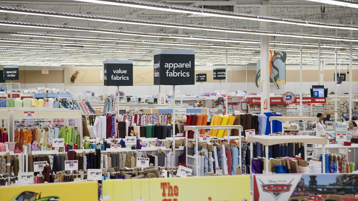 JoAnn Fabric Shopping in Bucktown, Chicago
