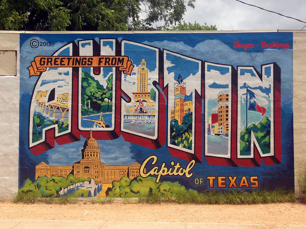Greetings from Austin Mural Greetings from Austin Mural