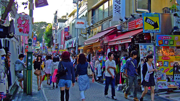 Flâner à Takeshita Dori