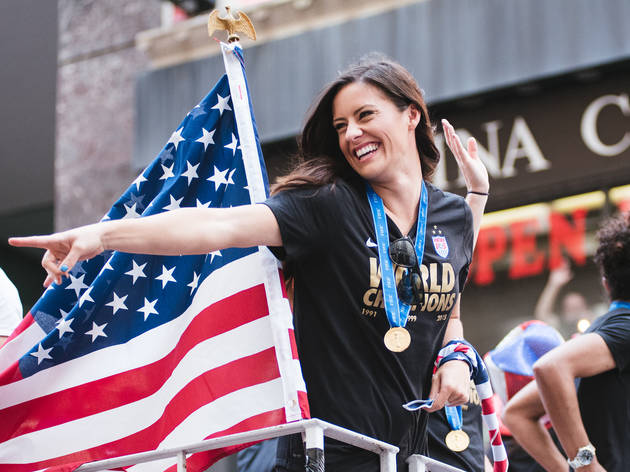 Parade for U.S. Women's National Team marches down the Canyon of Heroes Parade for U.S. Women's National Team marches down the Canyon of Heroes