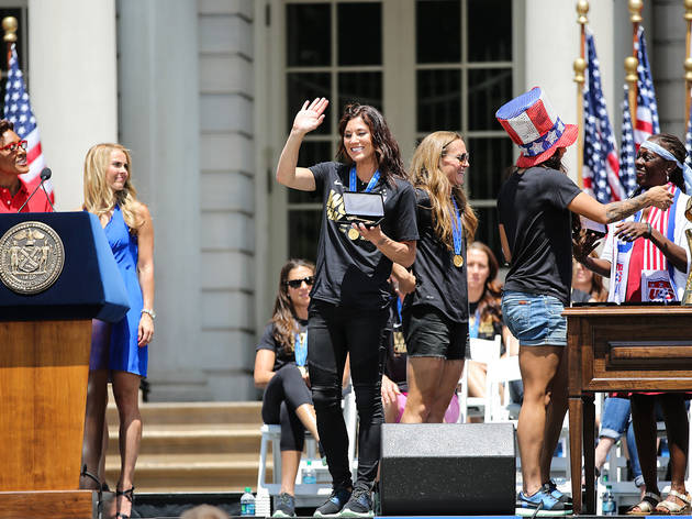 Ceremony at City Hall for the U.S. Women's National Team Ceremony at City Hall for the U.S. Women's National Team