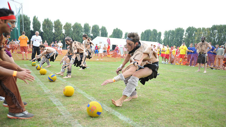 Mencap Dodgeball Cavemen team