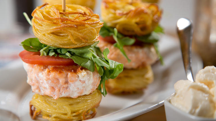 Cinespia: Pairs perfectly with spaghetti salmon sliders