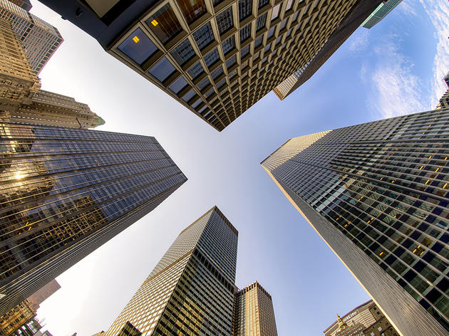 Looking up in New York City Looking up in New York City