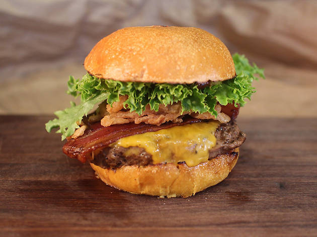 Standard burger at Standard Burger Standard burger at Standard Burger
