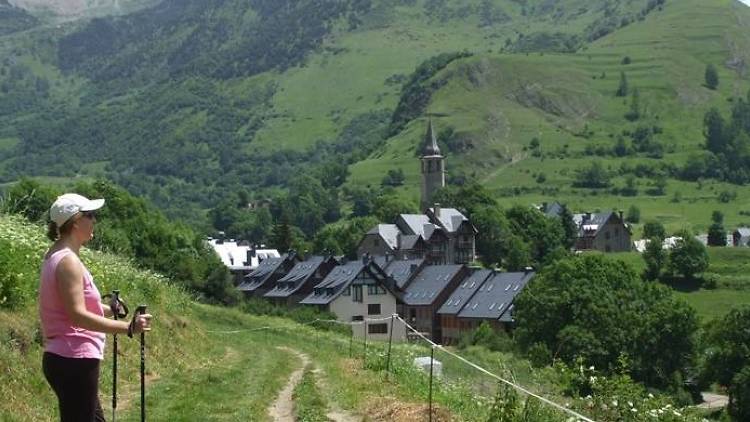 Villages in Naut Aran and the Mirador de Corilha