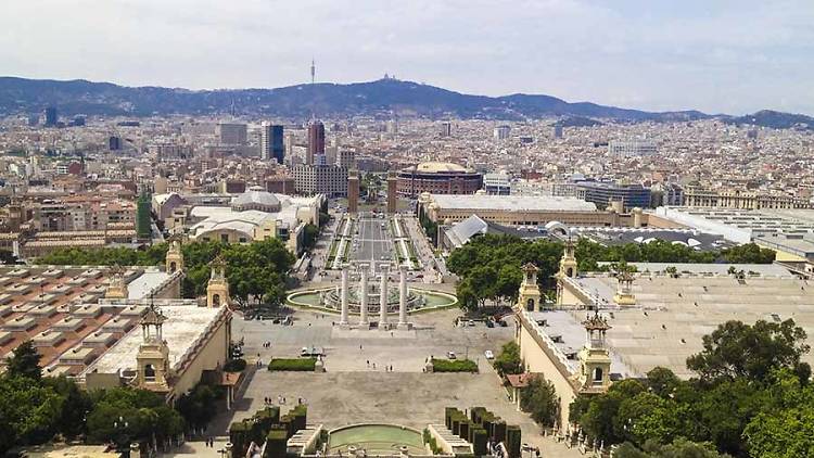 Palau Nacional rooftop