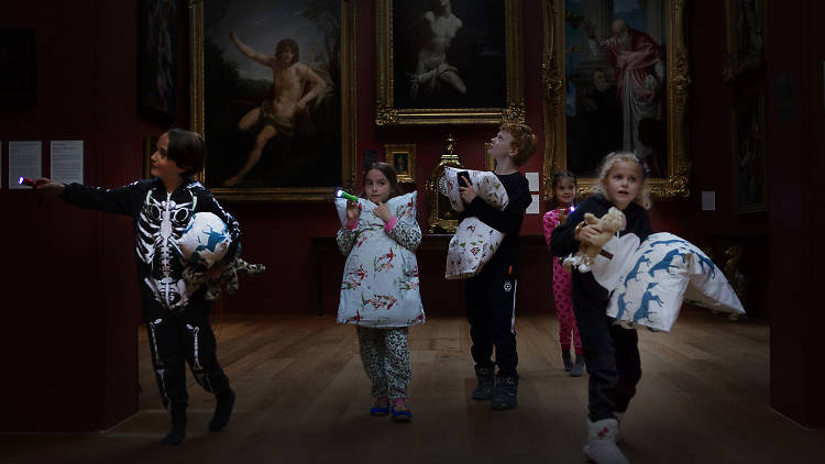 Sleepover at Dulwich Picture Gallery, London