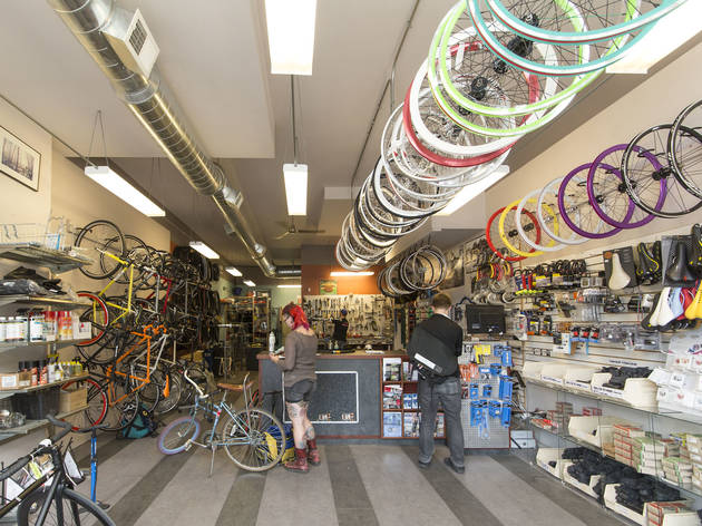 bicycle parts store