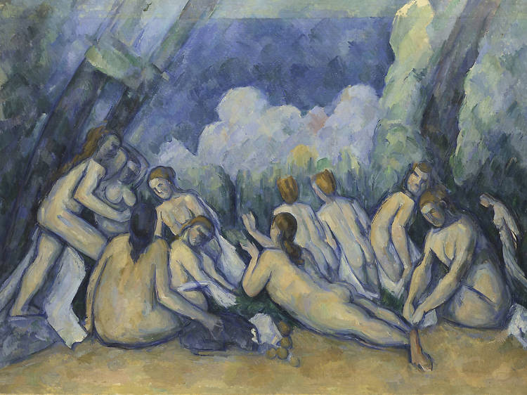 Paul Cézanne, Bathers (Les Grandes Baigneuses) about 1894-1905 © The National Gallery, London