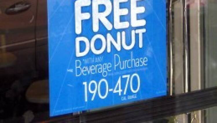 Free donut