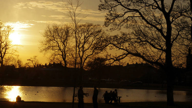 Queen's Park sunset