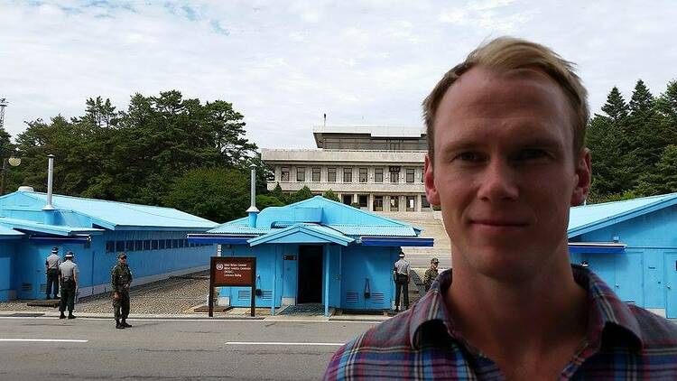 Took a selfie at the DMZ