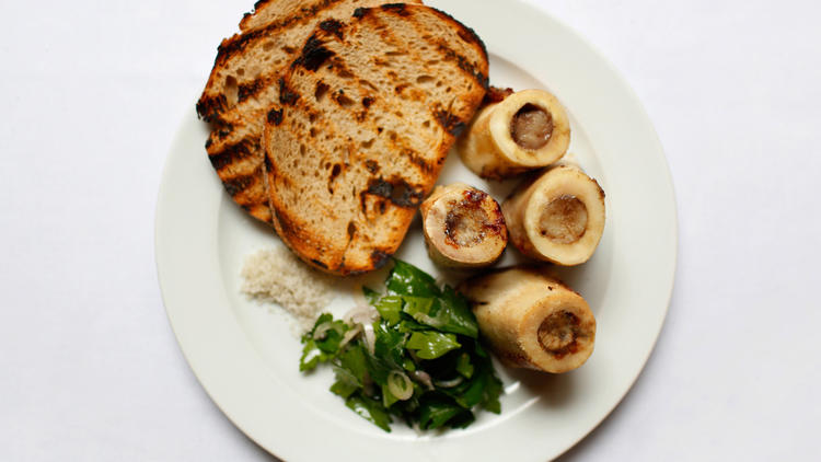 Order the bone marrow toast at St John