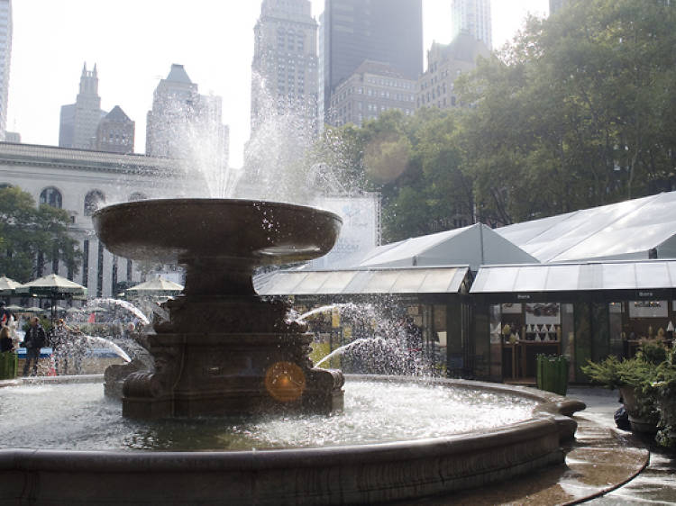 Veg out in Bryant Park