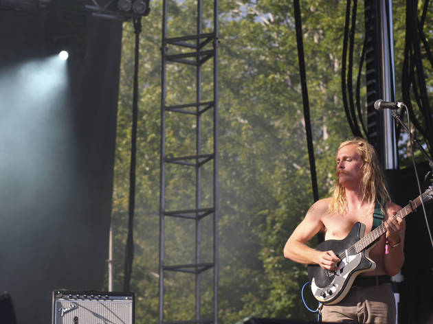 Mac Demarco took the stage at Union Park on the first day of Pitchfork Music Festival, July 17, 2015.