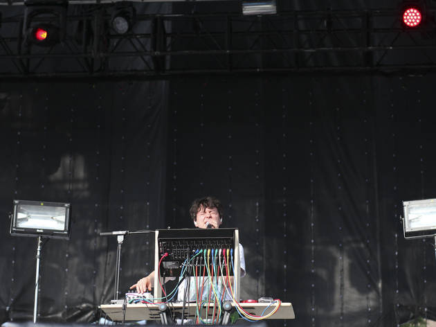 Panda Bear took the stage at Union Park on the first day of Pitchfork Music Festival, July 17, 2015.