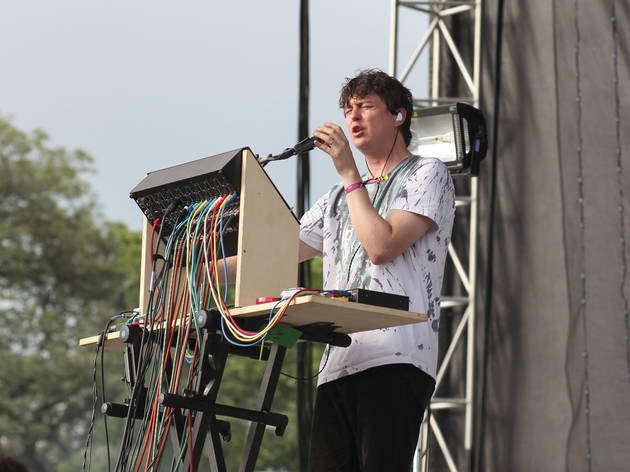 Panda Bear took the stage at Union Park on the first day of Pitchfork Music Festival, July 17, 2015.