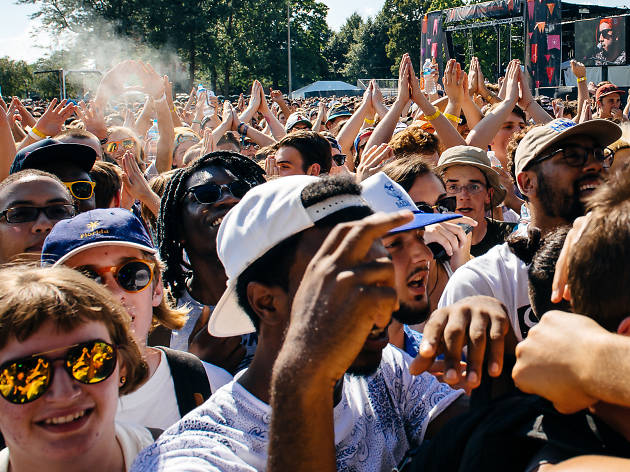 Crowds flocked to Union Park on Friday afternoon for the first day of Pitchfork Music Festival, July 17, 2015.