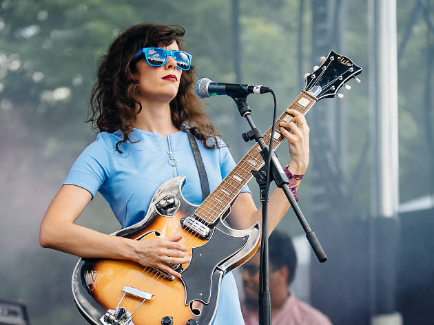 Natalie Prass took the stage at Union Park on the first day of Pitchfork Music Festival, July 17, 2015.