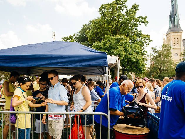 Crowds flocked to Union Park on Friday afternoon for the first day of Pitchfork Music Festival, July 17, 2015.