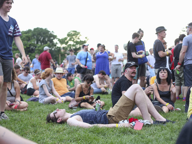 Crowds flocked to Union Park on Friday afternoon for the first day of Pitchfork Music Festival, July 17, 2015.