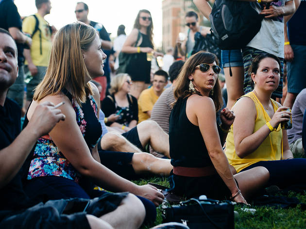 Crowds flocked to Union Park on Friday afternoon for the first day of Pitchfork Music Festival, July 17, 2015.