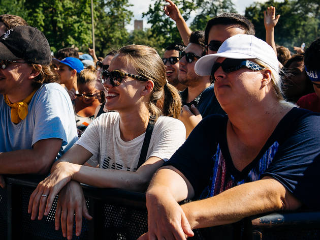 Crowds flocked to Union Park on Friday afternoon for the first day of Pitchfork Music Festival, July 17, 2015.