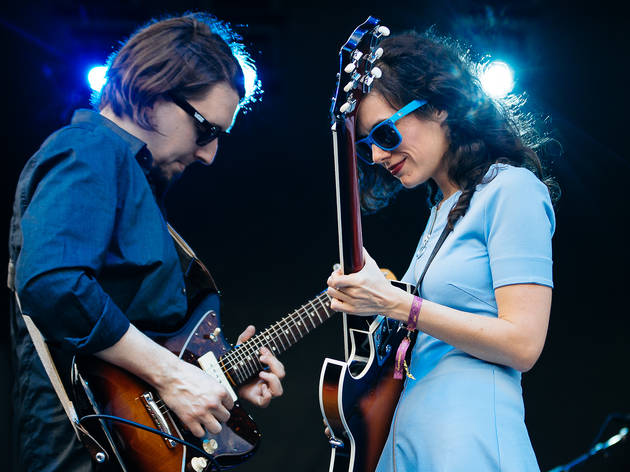 Natalie Prass took the stage at Union Park on the first day of Pitchfork Music Festival, July 17, 2015.