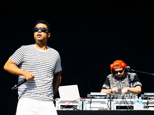 ILOVEMAKONNEN took the stage at Union Park on the first day of Pitchfork Music Festival, July 17, 2015.
