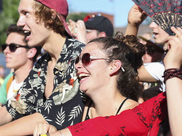 Crowds flocked to Union Park on Friday afternoon for the first day of Pitchfork Music Festival, July 17, 2015.