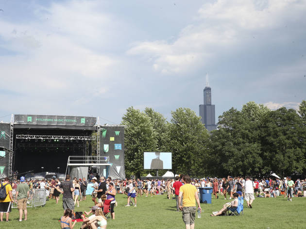 Crowds flocked to Union Park on Friday afternoon for the first day of Pitchfork Music Festival, July 17, 2015.